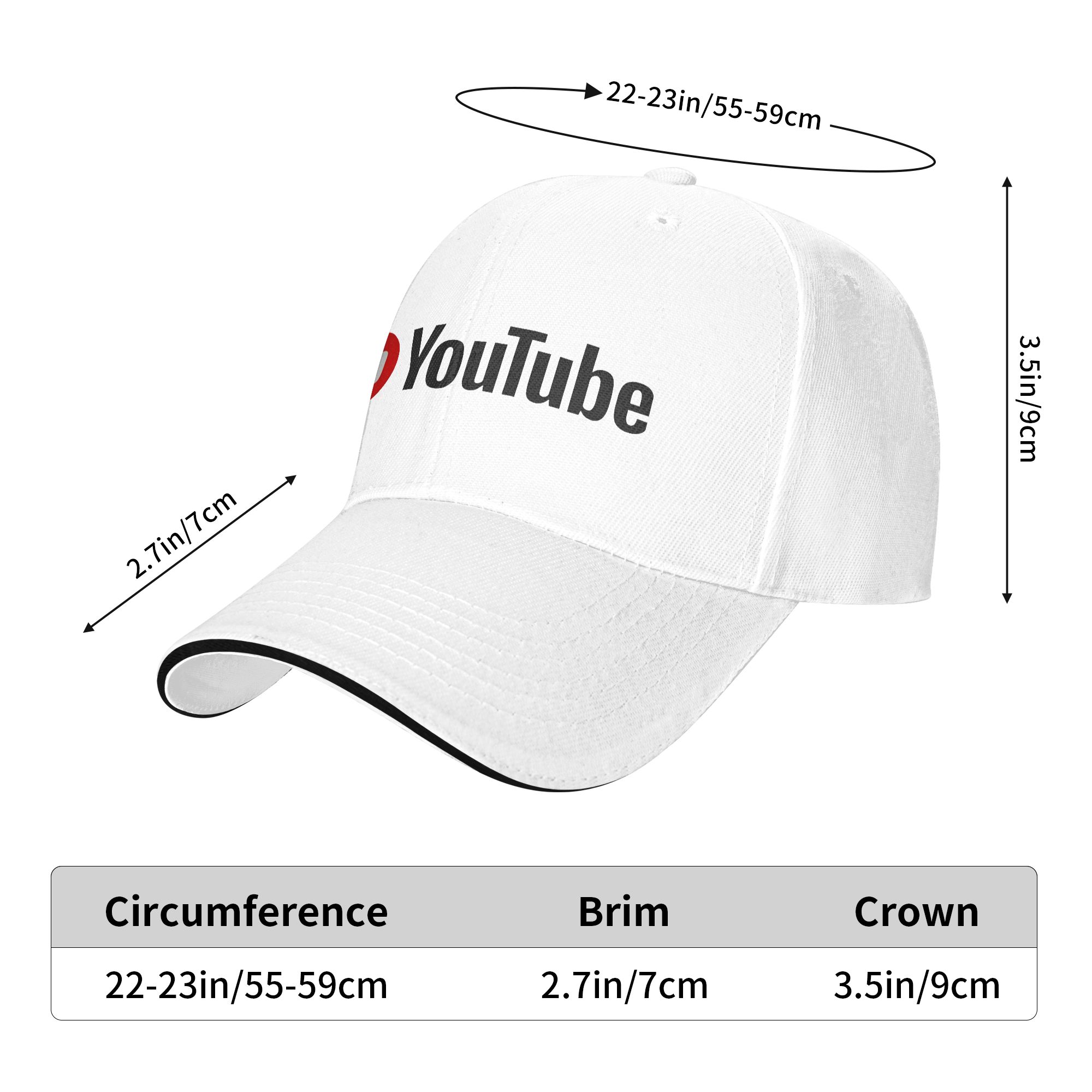 YouTube Sun Baseball Cap Summe - Men Fashion Youtubers recension och pris