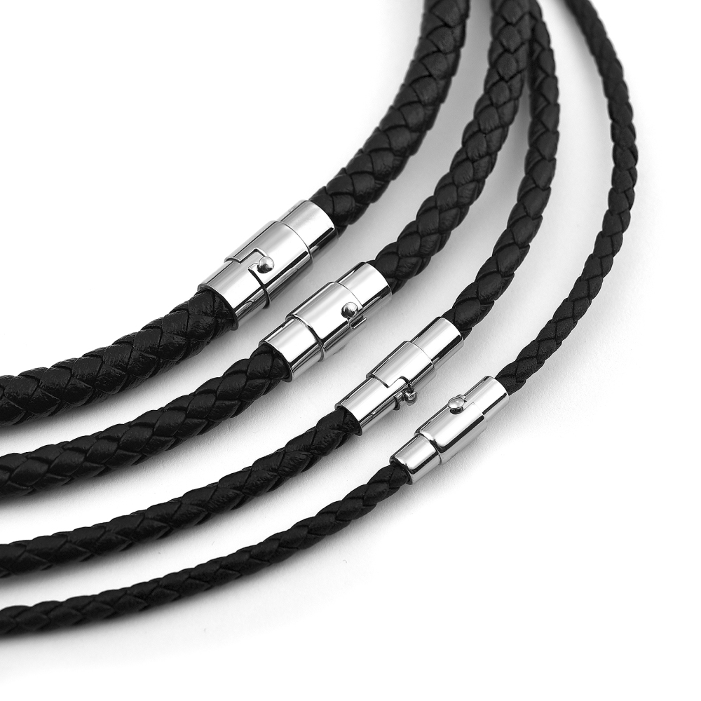 45/50/60cm Leather Necklace Wa - Men'S Fashion Necklaces recension och pris