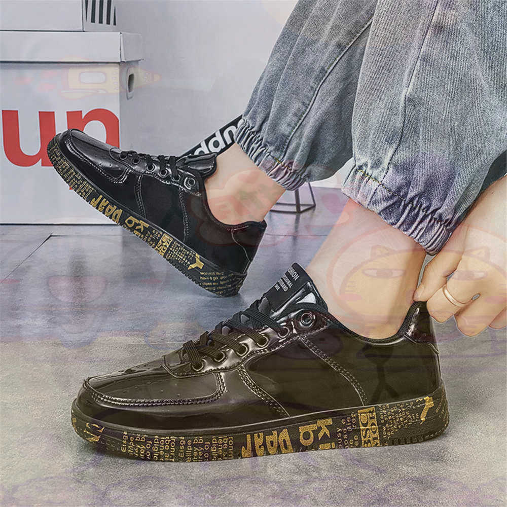 Round Foot Size 45 Sneakers Wh - Men'S Fashion All Black Outfit recension och pris