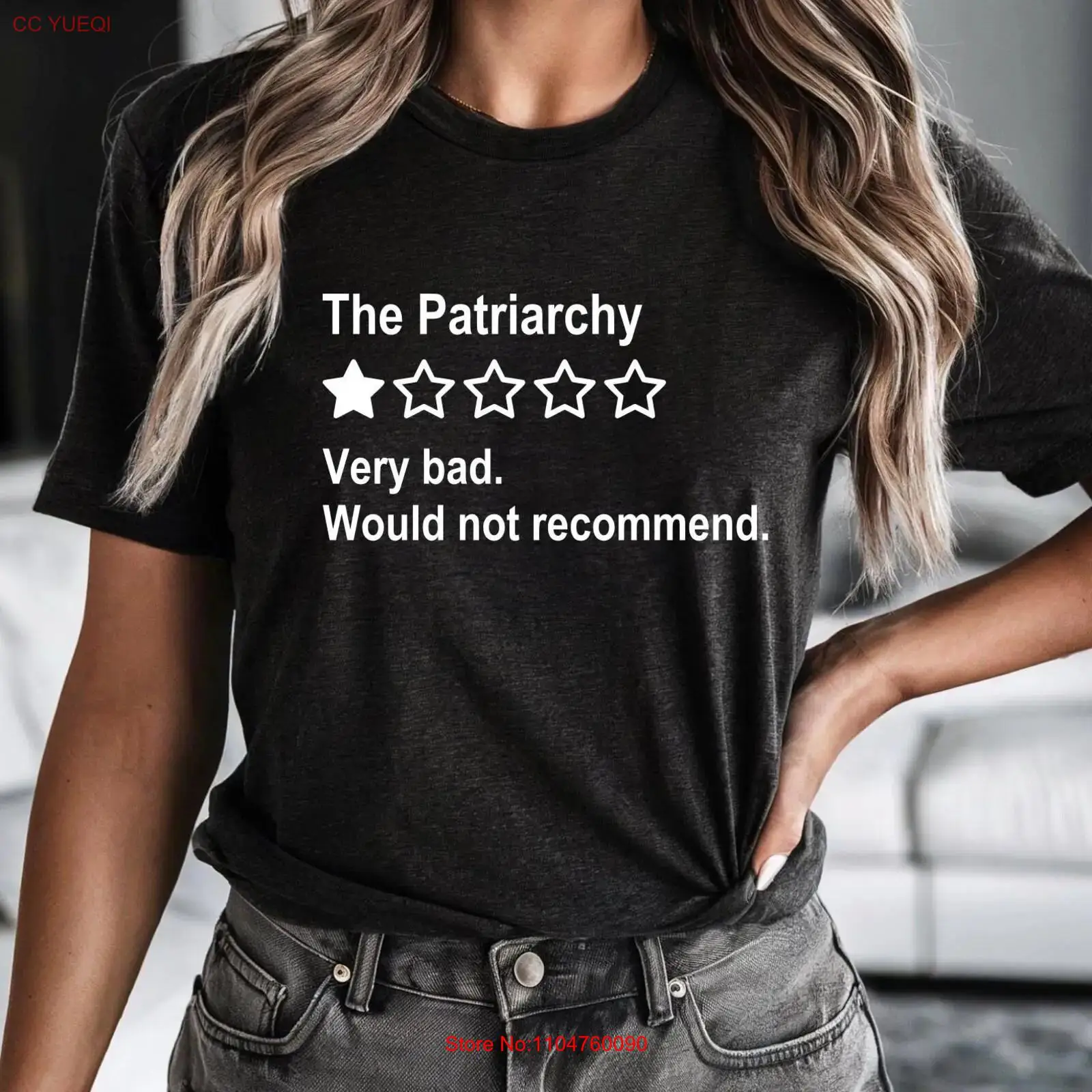 The Patriarchy Bad Review T Sh - Men'S Fashion Reviews recension och pris