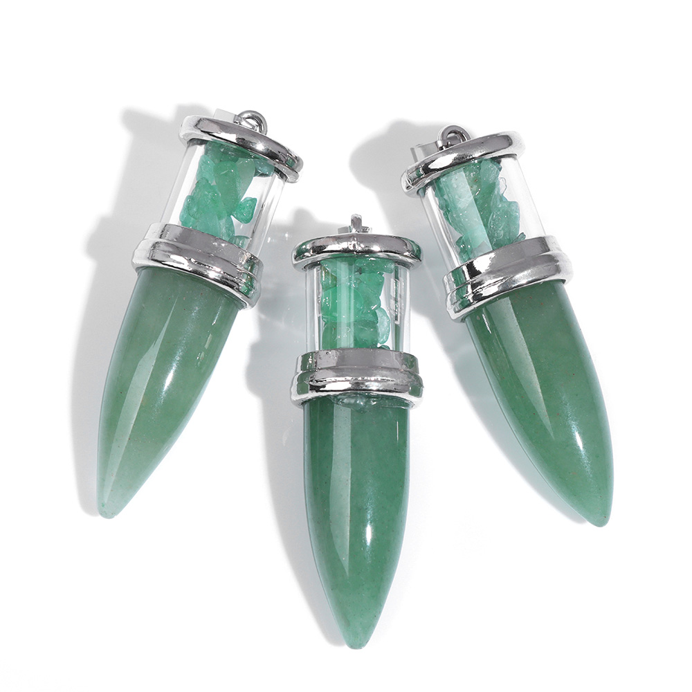 1pc Bullet shape Stone Pendant - Men'S Fashion Necklaces recension och pris