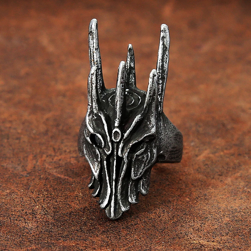 Vintage Gothic Black Sauron He - Men'S Fashion All Black Outfit recension och pris